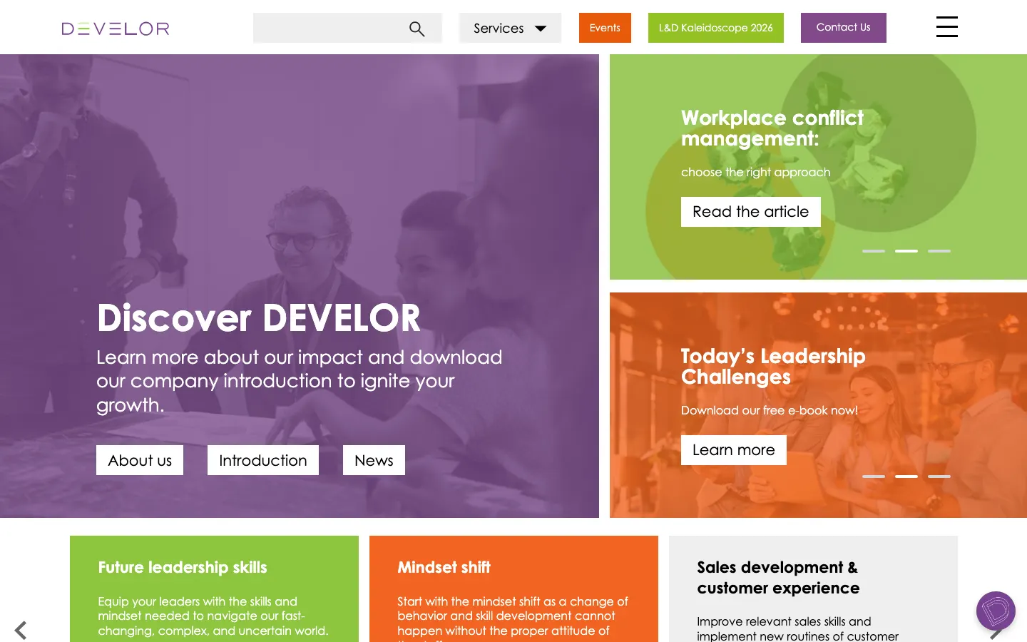 develor.com – desktop