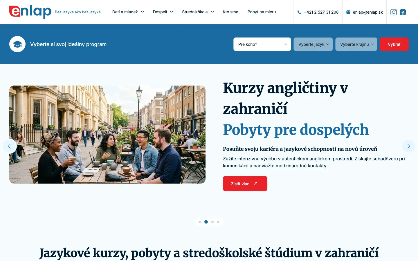 enlap.sk – Desktop