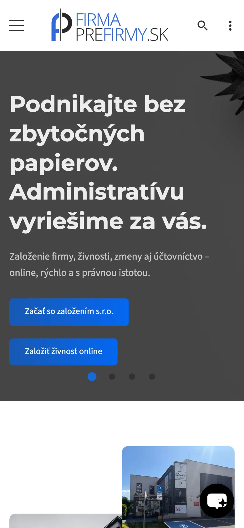 firmaprefirmy.sk – mobil