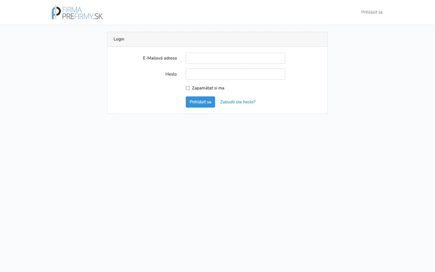 mojekonto.sk – desktop