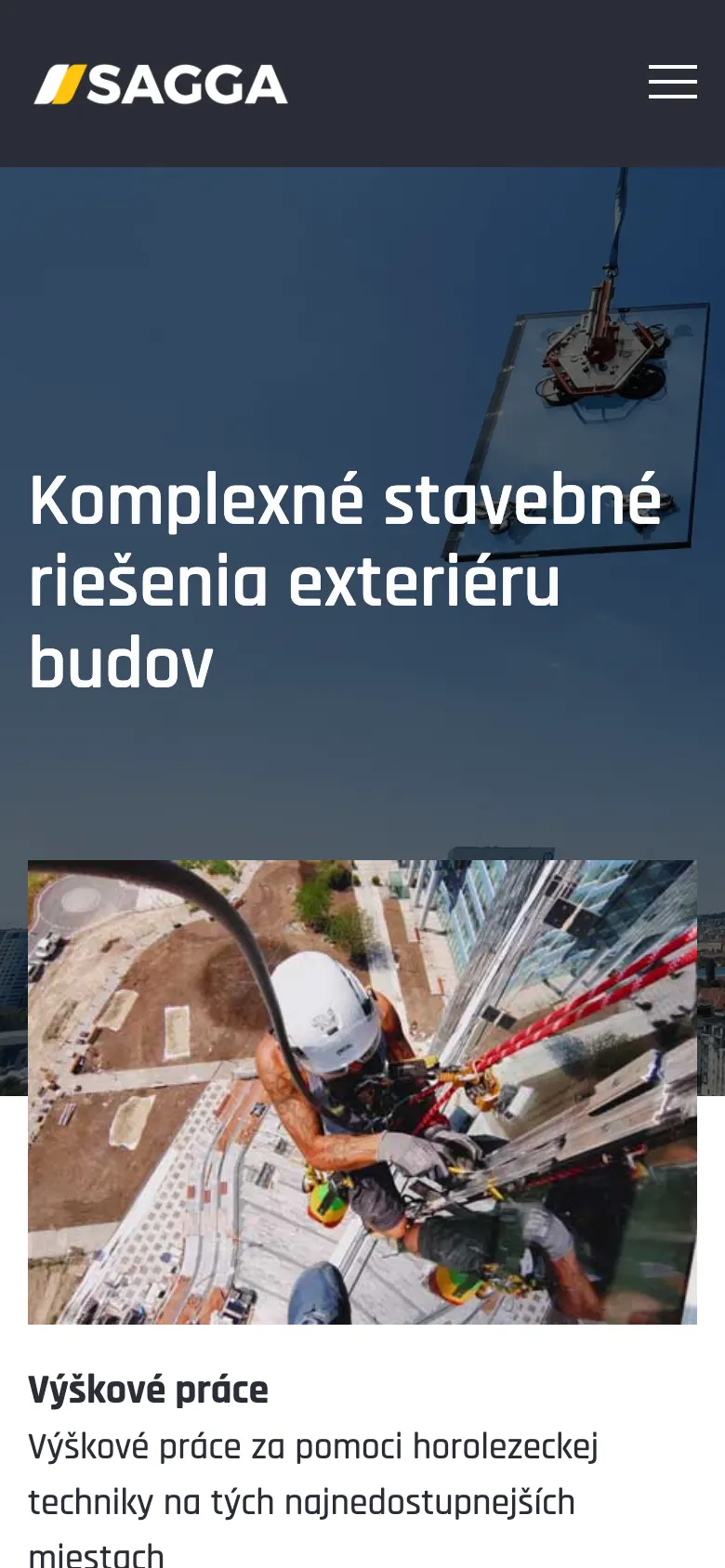 sagga.sk – mobile